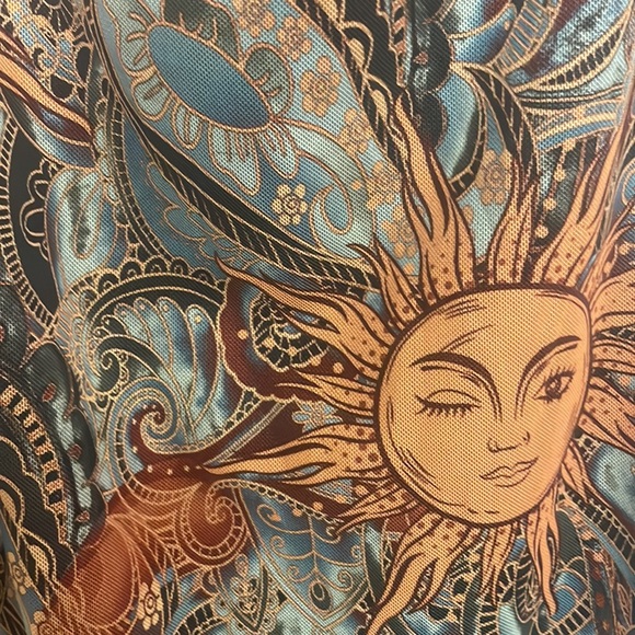 Shrub Sun Boho Hippie Spaghetti Strap Dress-Large - Picture 4 of 8